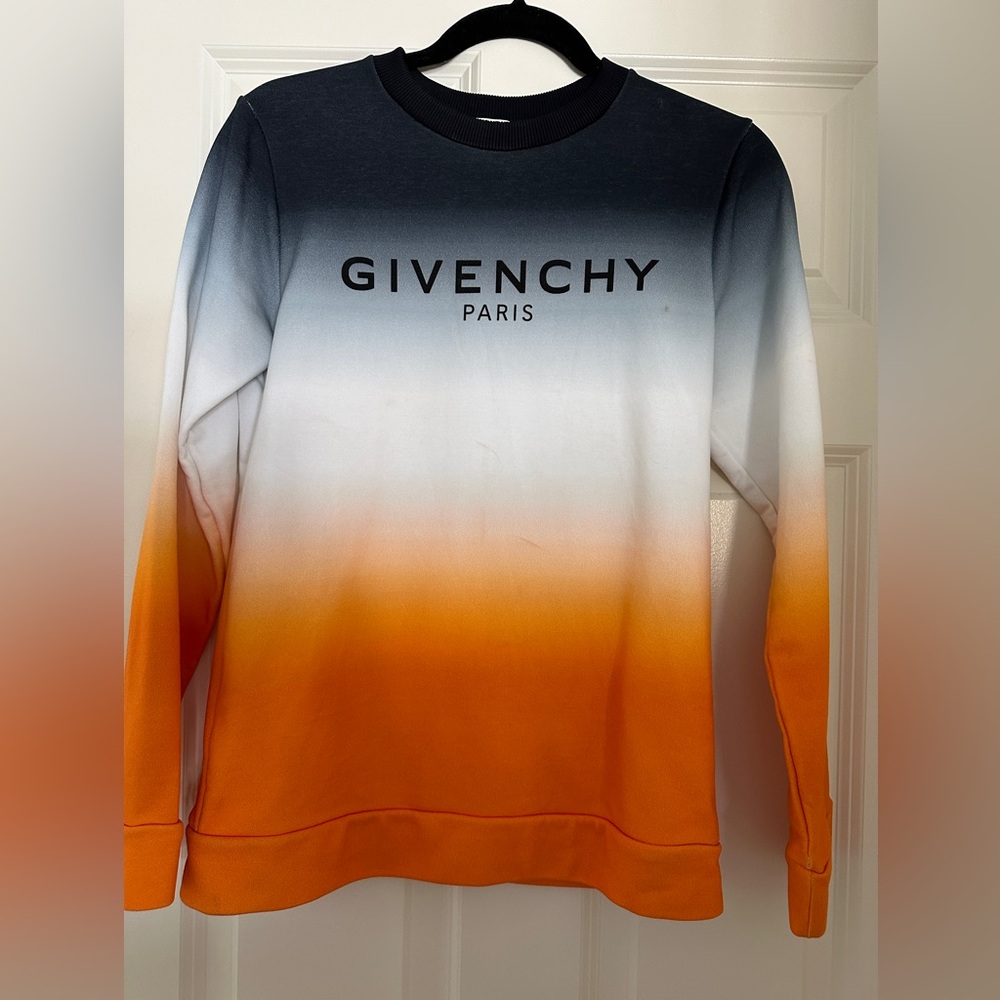 Givenchy Black and White Crewneck Sweater